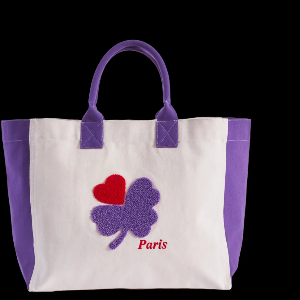 Merci - Cabas Tréfle Bouclette - Violet