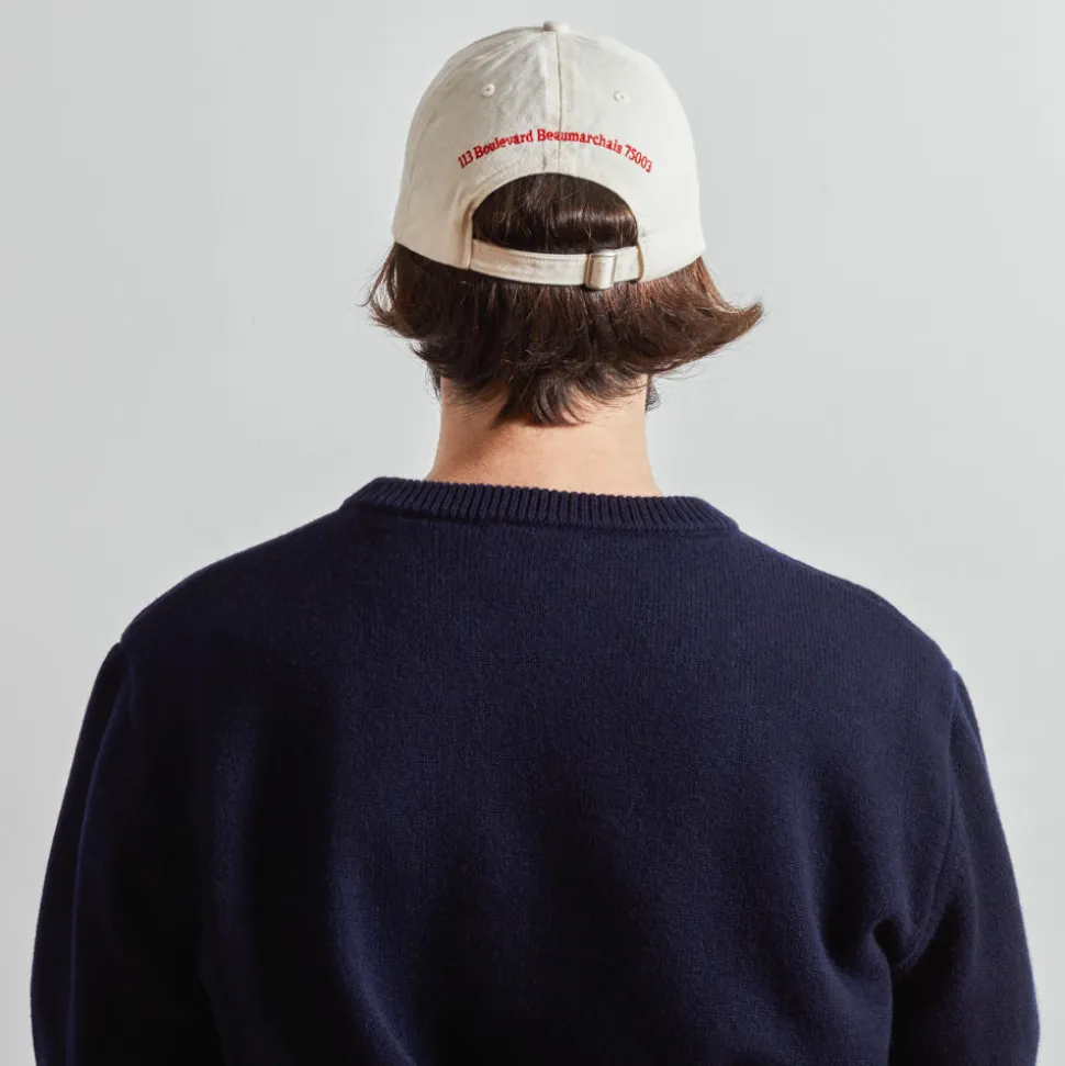 Merci - Casquette College Non Merci - Rouge