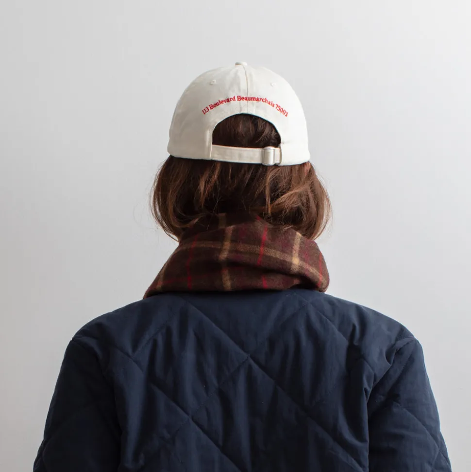 Merci - Casquette College Non Merci - Rouge