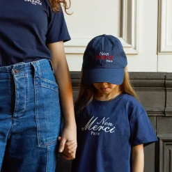 Merci - Casquette Enfant Non Merci "Rive Droite" - Bleu Marine