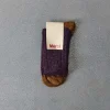 Merci - Chaussettes Lulu - Violet & Ocre