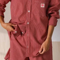 Merci - Chemise Basile - Carreaux Rouge