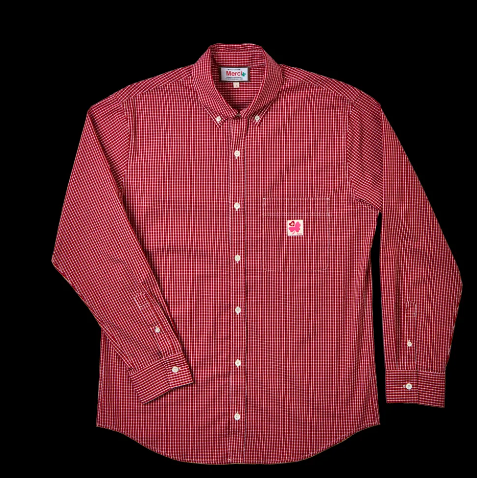 Merci - Chemise Basile - Carreaux Rouge
