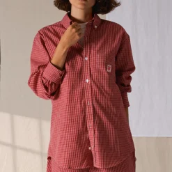 Merci - Chemise Basile - Carreaux Rouge