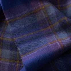 Merci - Echarpe en cachemire Harry - Carreaux Violet
