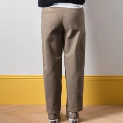 Merci - Pantalon en Coton - Camel