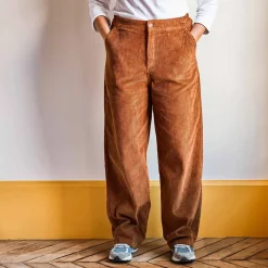 Merci - Pantalon en velours côtelé - Camel