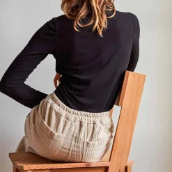 Merci - Pantalon en velours côtelé - Écru