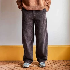 Merci - Pantalon en velours côtelé - Chocolat