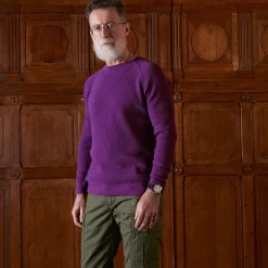 Merci - Pull en laine - Violet