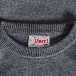 Merci - Pullover Lucky - Gris