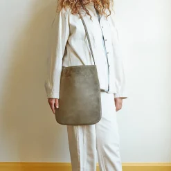 Merci - Sac en daim - Truffle