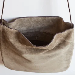 Merci - Sac en daim - Truffle