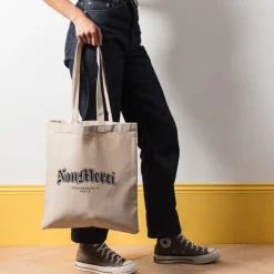 Merci - Sac Tote Bag Gothique Non Merci - Noir