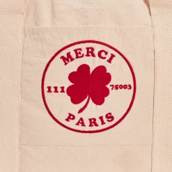 Merci - Sac Weekender 2 en canvas - Naturel