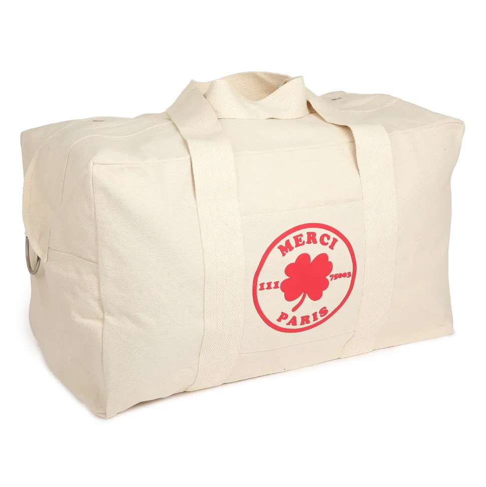 Merci - Sac Weekender en canvas - Naturel
