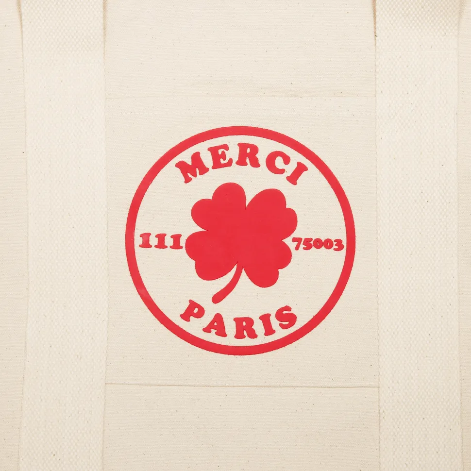 Merci - Sac Weekender en canvas - Naturel