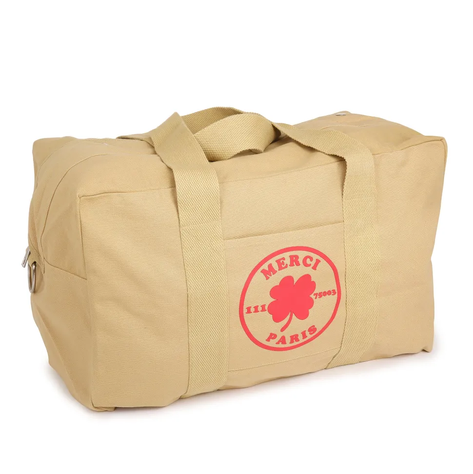 Merci - Sac Weekender en canvas - Beige
