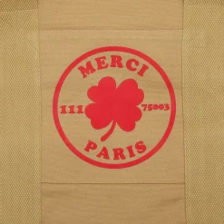 Merci - Sac Weekender en canvas - Beige