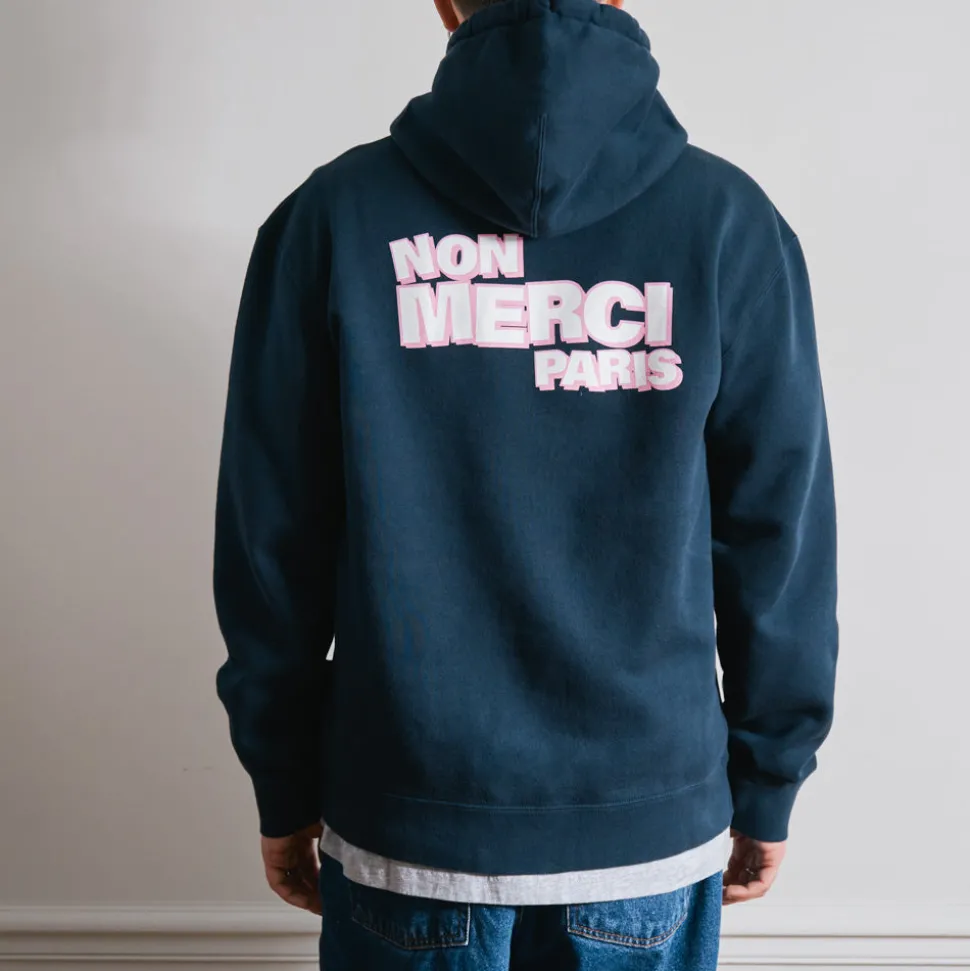 Merci - Sweat Non Merci - Marine