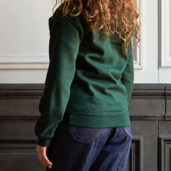 Merci - Sweat unisexe Non Merci "Rive Gauche" - Vert