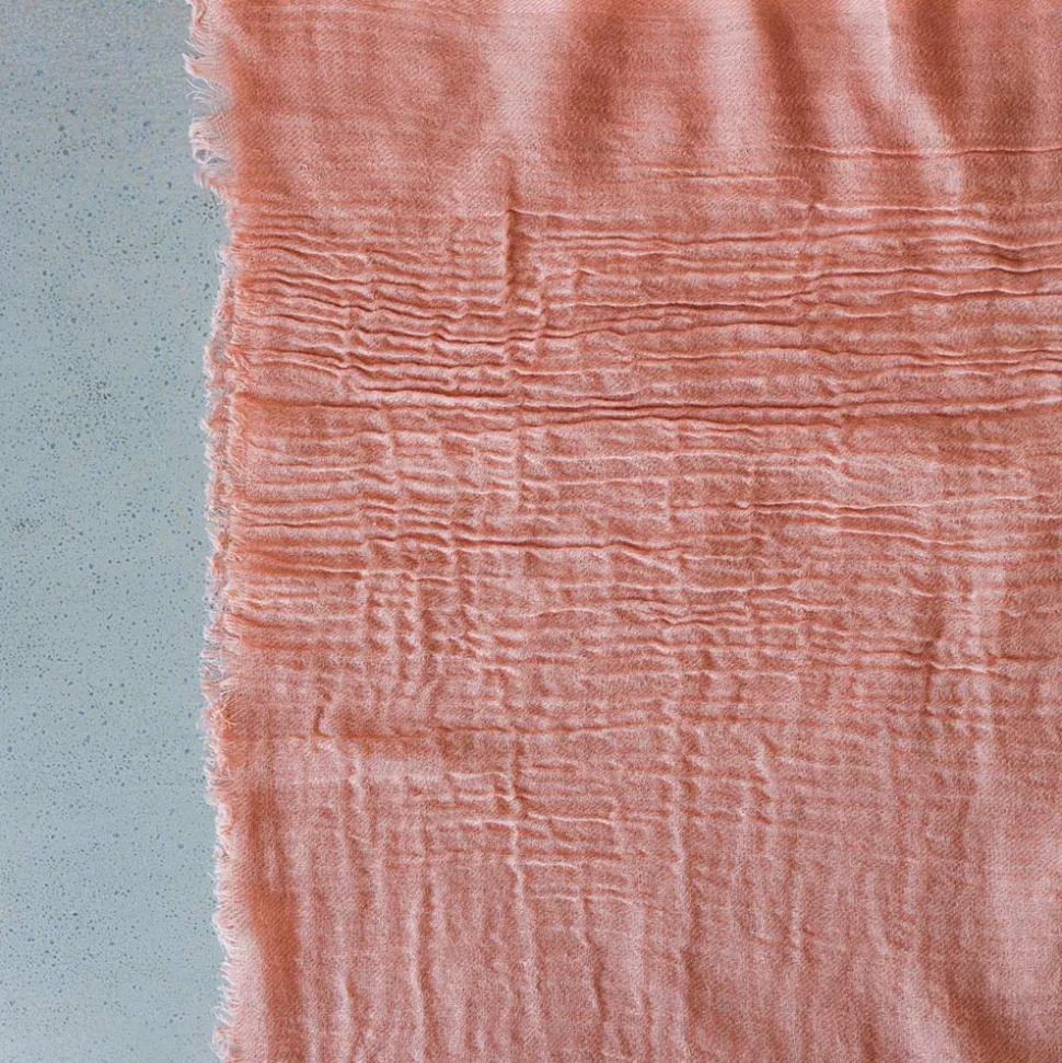 Merci - Étole en laine - Rose