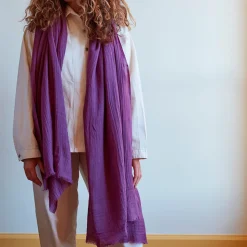Merci - Étole en laine - Violet