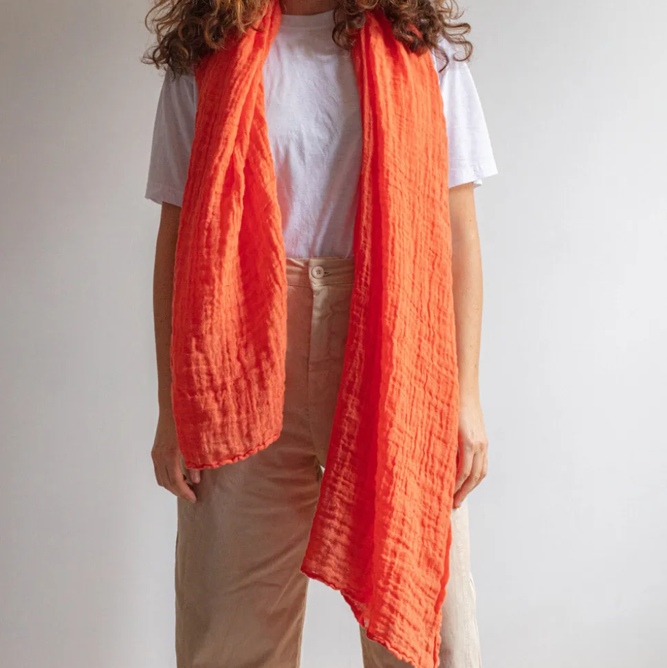 Merci - Étole Légère - Orange