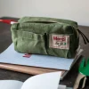 Merci - Trousse en lin lavé - Vert Anduze
