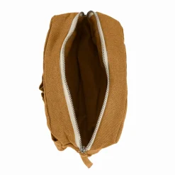 Merci - Trousse en lin lavé - Jaune Asahi