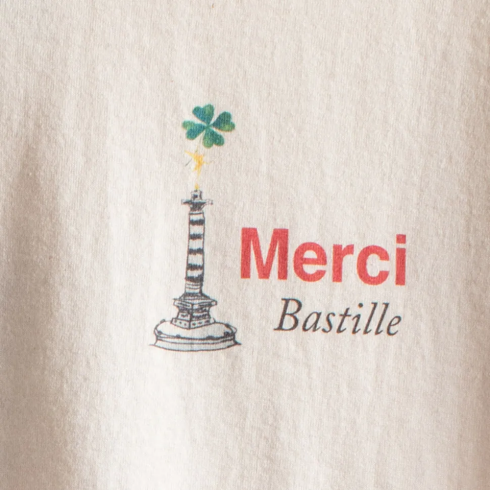 Merci - T-Shirt Bastille - Ecru
