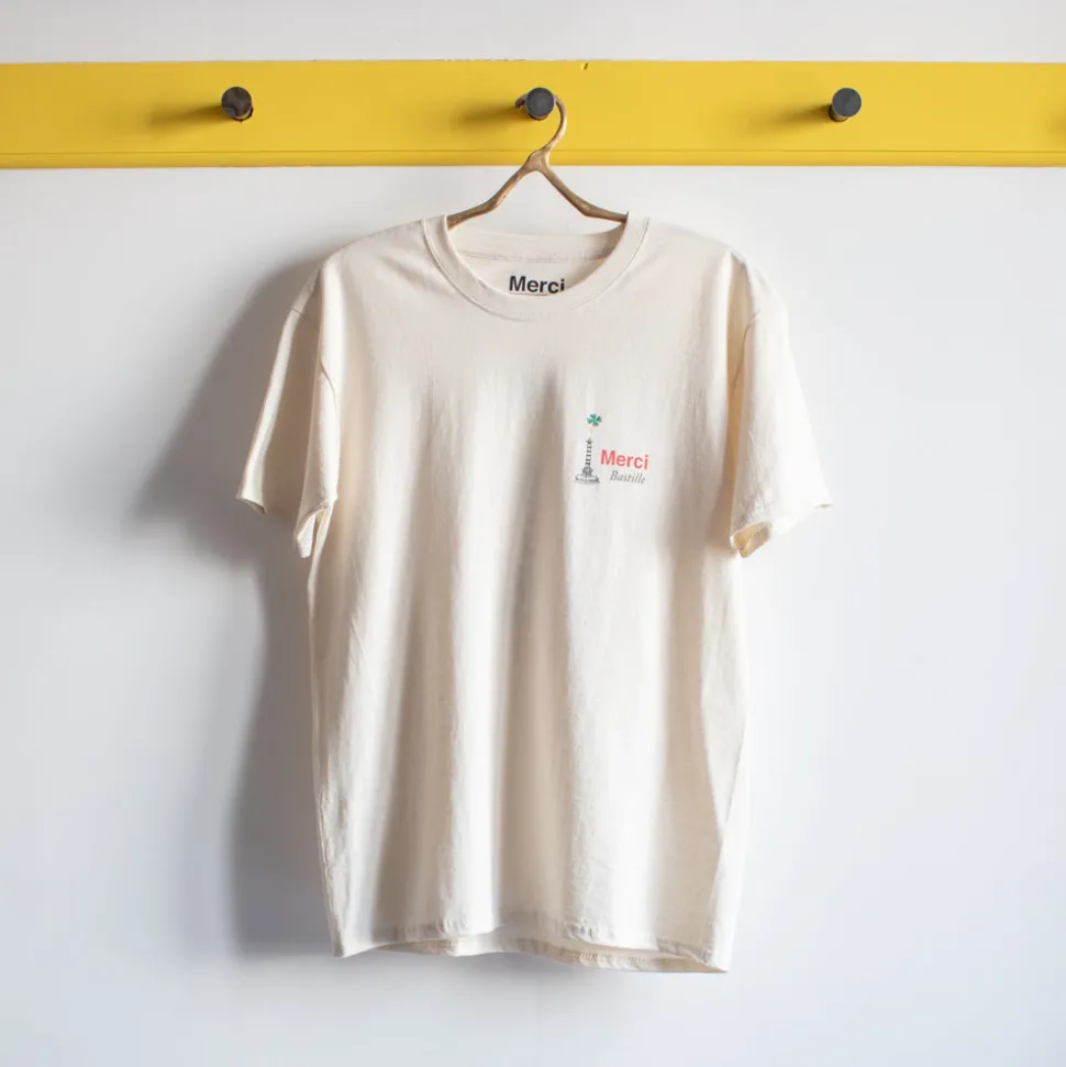 Merci - T-Shirt Bastille - Ecru