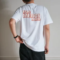Merci - T-Shirt Non Merci - Blanc