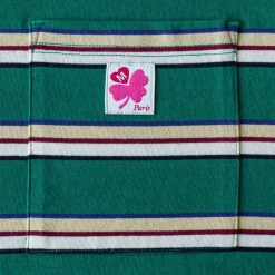 Merci - T-Shirt Vadim Stripes - Vert