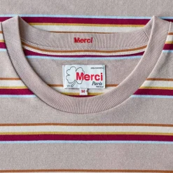 Merci - T-Shirt Vadim Stripes - Moka
