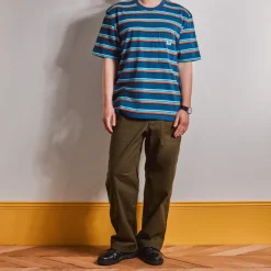 Merci - T-Shirt Vadim Stripes - Marine