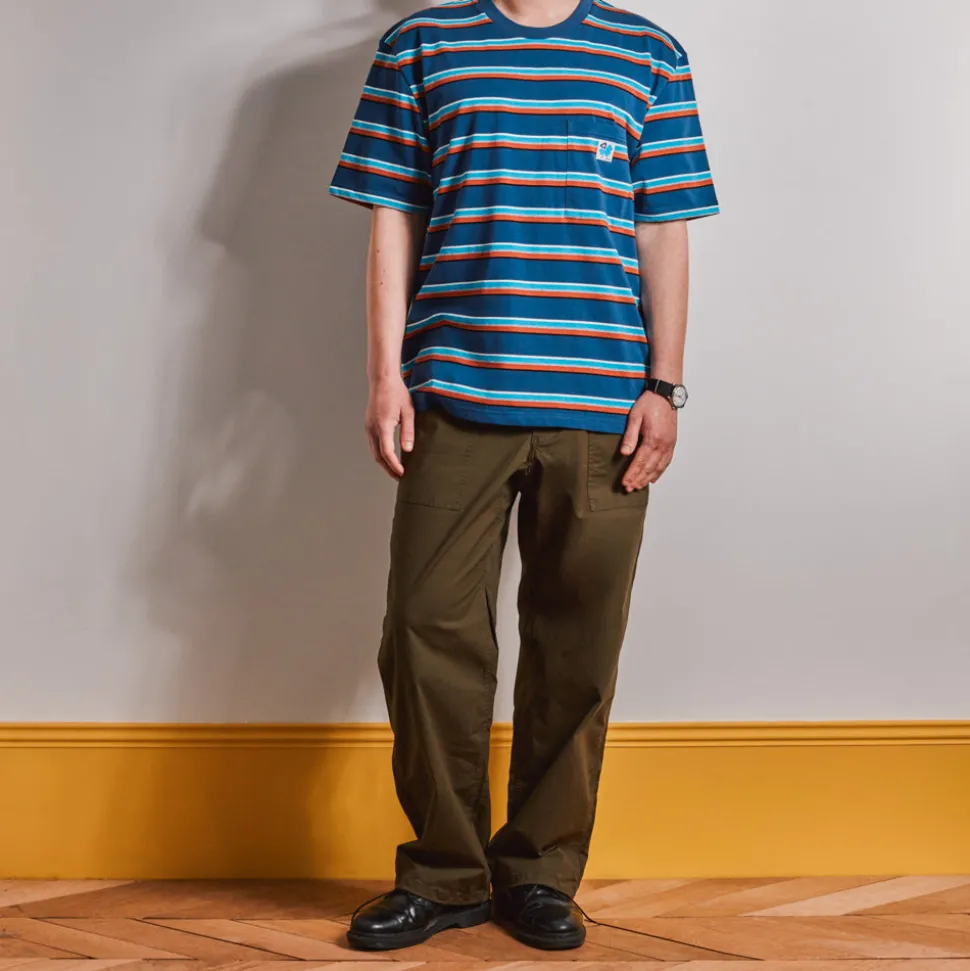Merci - T-Shirt Vadim Stripes - Marine