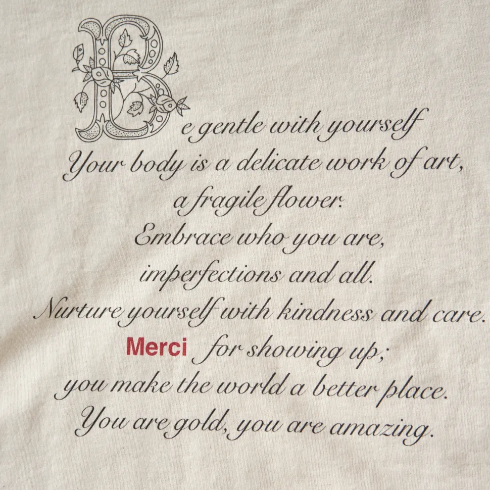 Merci x Amélie Grataloup - T-Shirt - Ecru