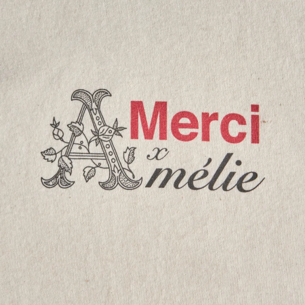 Merci x Amélie Grataloup - T-Shirt - Ecru