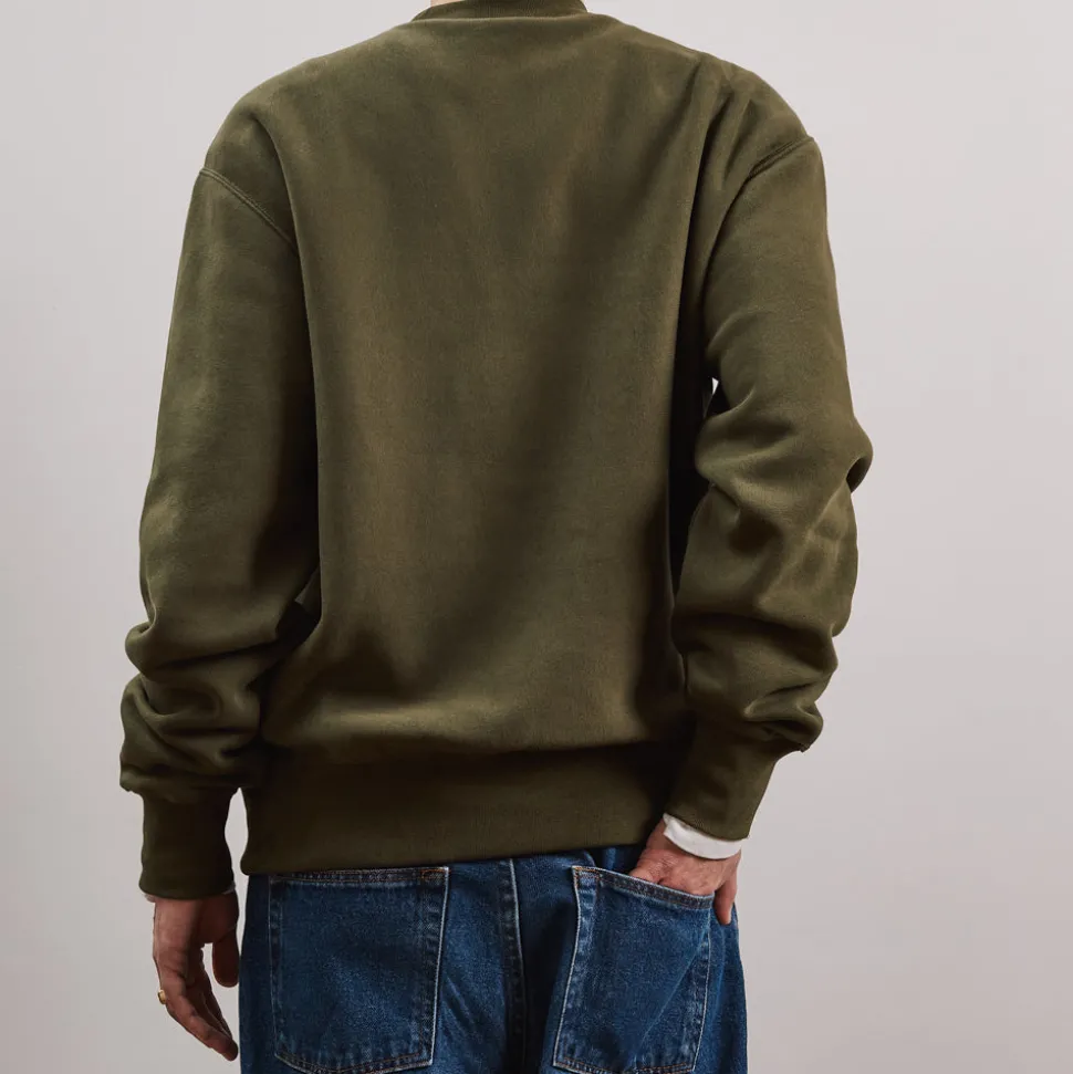 Merci x Champion - Crewneck - Olive