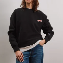 Merci x Champion - Crewneck Merci - Noir