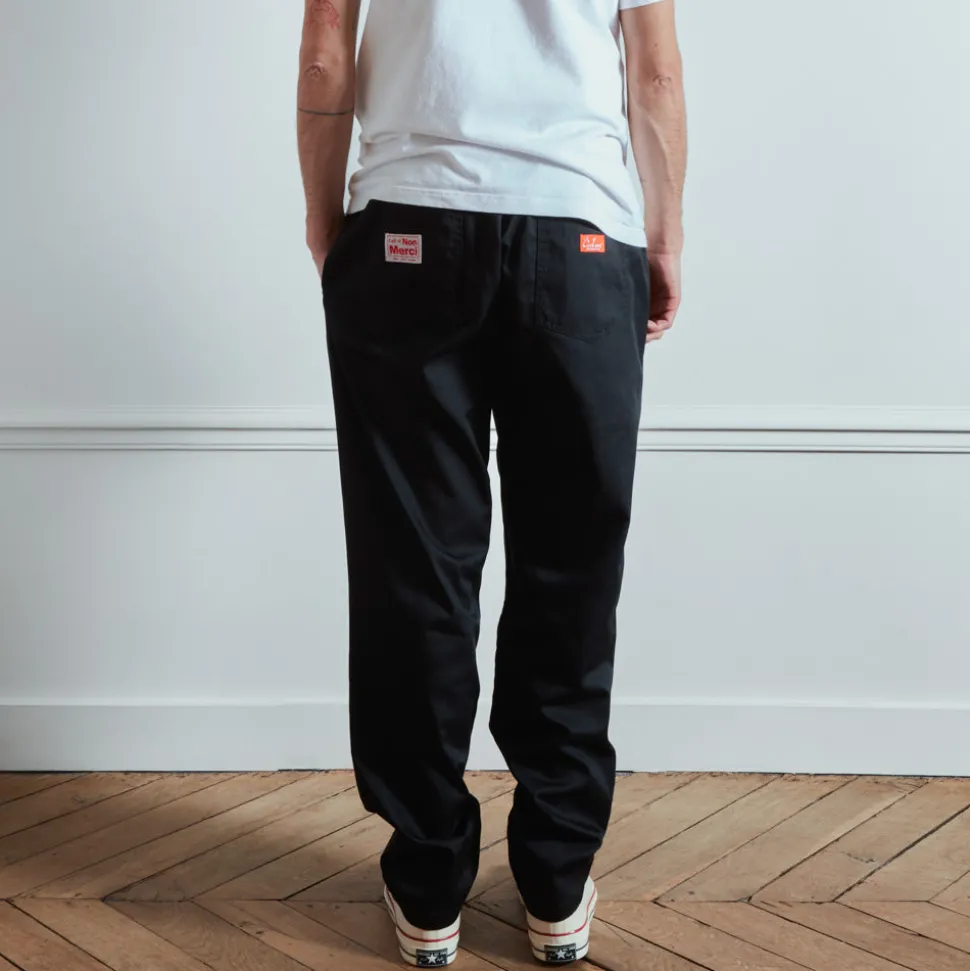 Merci x Cookman - Pantalon Solid - Noir