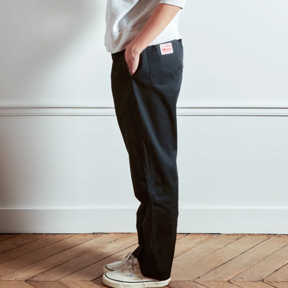 Merci x Cookman - Pantalon Solid - Noir