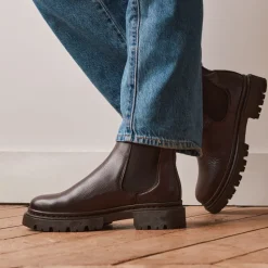 Merci x Hudson London - Bottines Blake - Marron