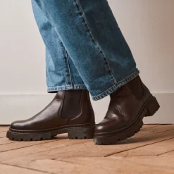 Merci x Hudson London - Bottines Blake - Marron