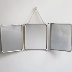 Miroir barbier 3 faces