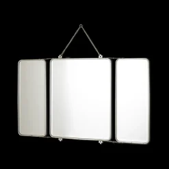 Miroir barbier 3 faces