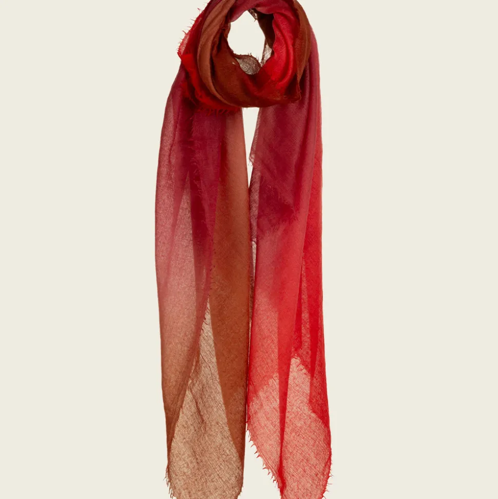 Mirror in the sky - Echarpe Semi Shaw - Rouge