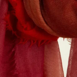 Mirror in the sky - Echarpe Semi Shaw - Rouge