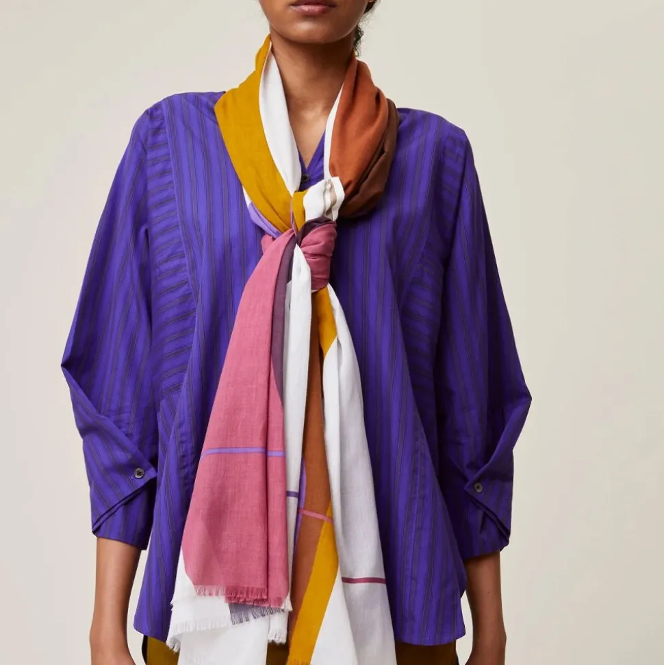 Moismont - Echarpe N°726 - Violette